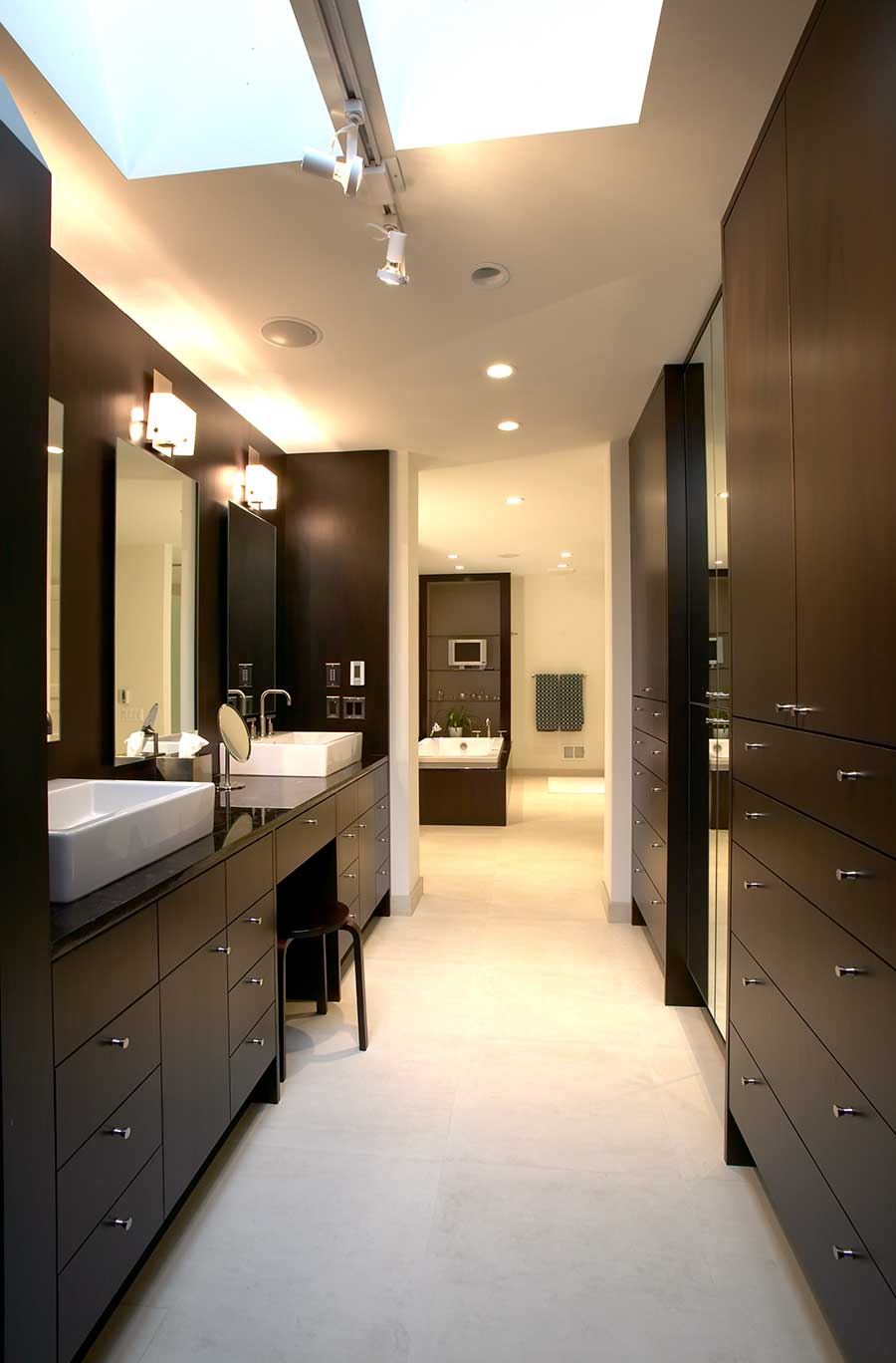 Modern Transitional Interior Bathroom