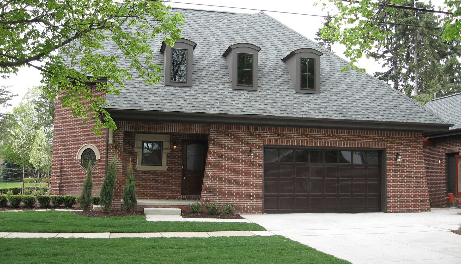 Birmingham Traditional Brick Remodel Garage